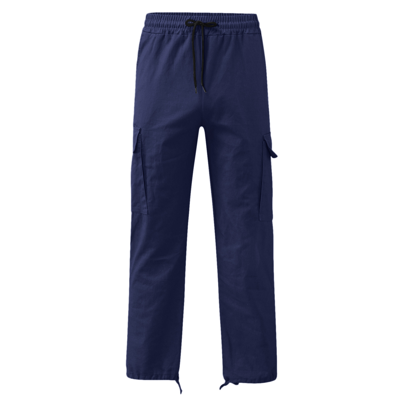 Pantalons de travail décontractés pour hommes, nouvelle collection printemps-automne, avec cordon de serrage et poches_voghion.com
