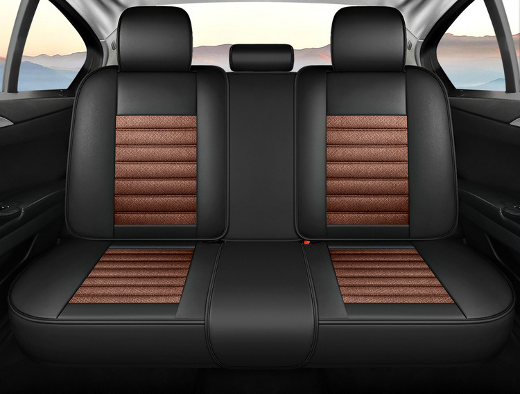 Car Seat Cushion, Full Leather, Fully Enclosed Seat Cushion, New Model Car Seat Cover, Seat Cushion Manufacturer Wholesale, Universal for All Seasons, Single Piece