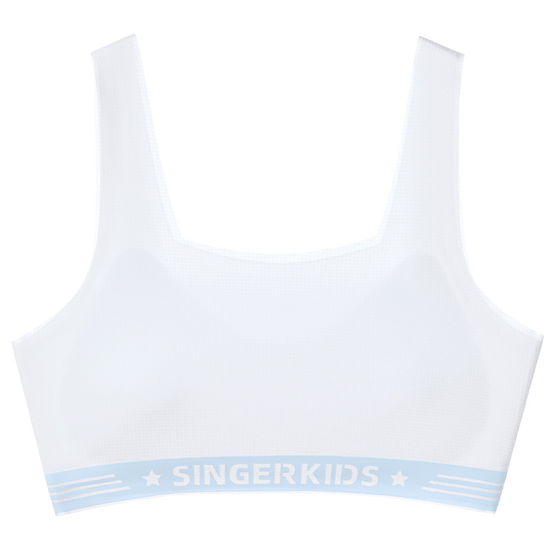 Top Estilo Bra Sin Costuras para Niñas de Nailon Transpirable para Uso Diario image 6