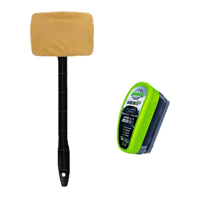 tool, used for cleaning the inside of: Car cleaning tools - suede-car-window-brush1-oil-film-remover1