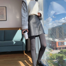 皮裙半身裙女2024秋冬季新款时尚黑色pu小皮裙高腰a字裙包臀短裙