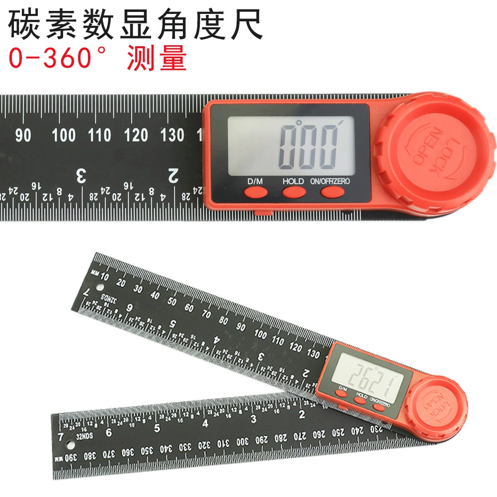 ETOPOO угловая линейка цифровой дисплей угловая линейка деревообрабатывающая угловая линейка суппорт цифровой дисплей суппорт Штангенциркуль линейка уровня