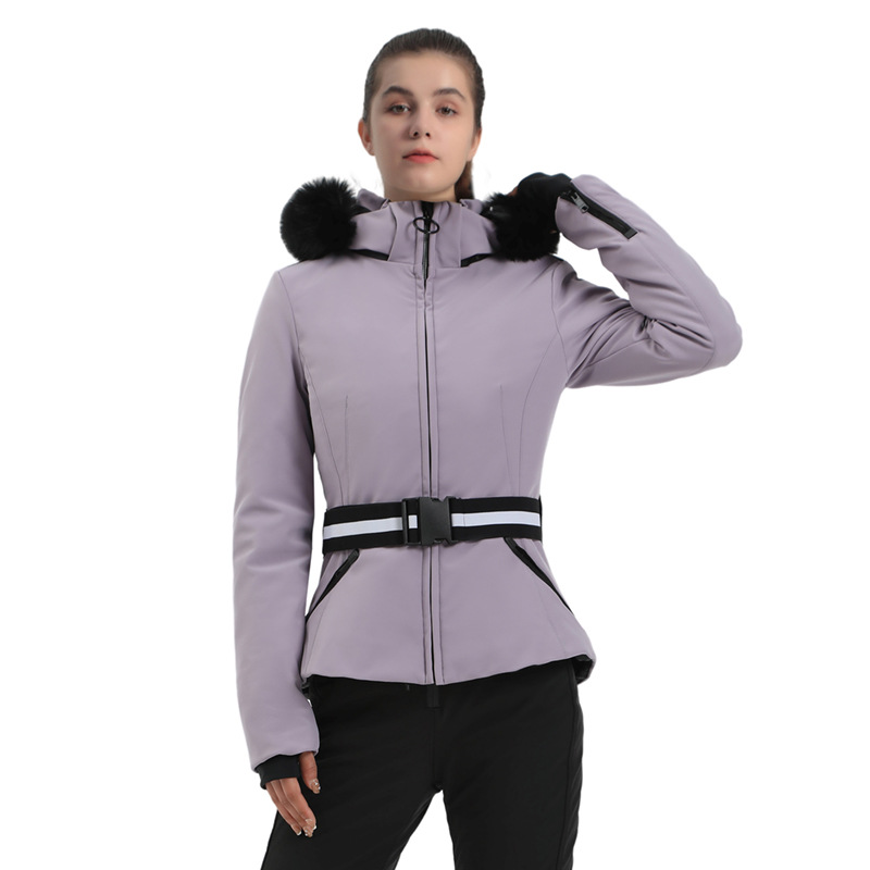 Neue Skibekleidung für Damen, extrem kalt, professioneller Doppelbrett-Schneeanzug, winddicht, warme Daunen-Skibekleidung für Damen_voghion.com