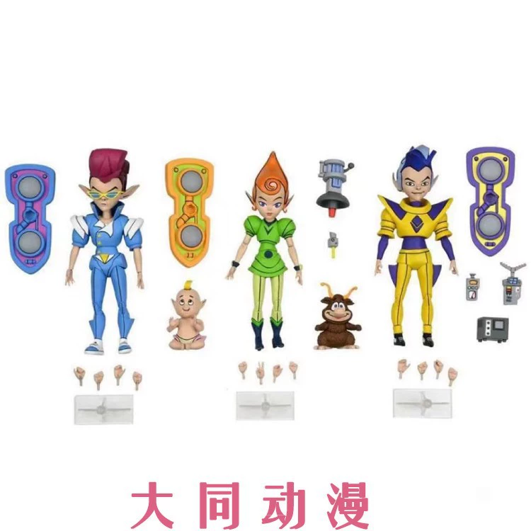 Подлинная NECA54282 Ninja God Turtle Microcoin 3 упаковки