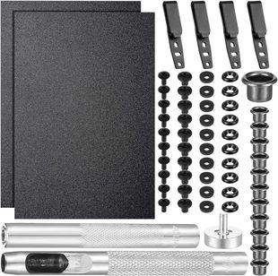 DIY Leather Holster Kit Eyelet Hand Holder and Eyelet Combo Hot Forming Plate Holster Belt Clip with Screws