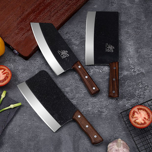 Yangjiang forging kitchen knife high carbon steel cutting knife household meat cutting knife kitchen bone cutting knife chef special knife