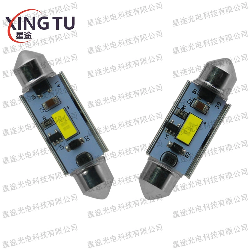 Автомобильные светодиодные двойные заостренные огни 3570 декодирование CANBUS потолочный светильник дверной светильник новый подсветка для чтения