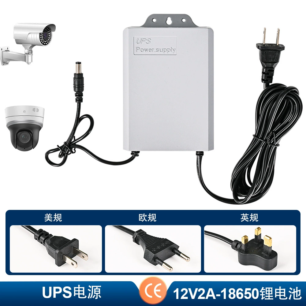 UPS MINI 2324AMINI, непрерывное питание, длительность работы, камера, Discosits, без перезапуска, аварийная 3 аккумулятера