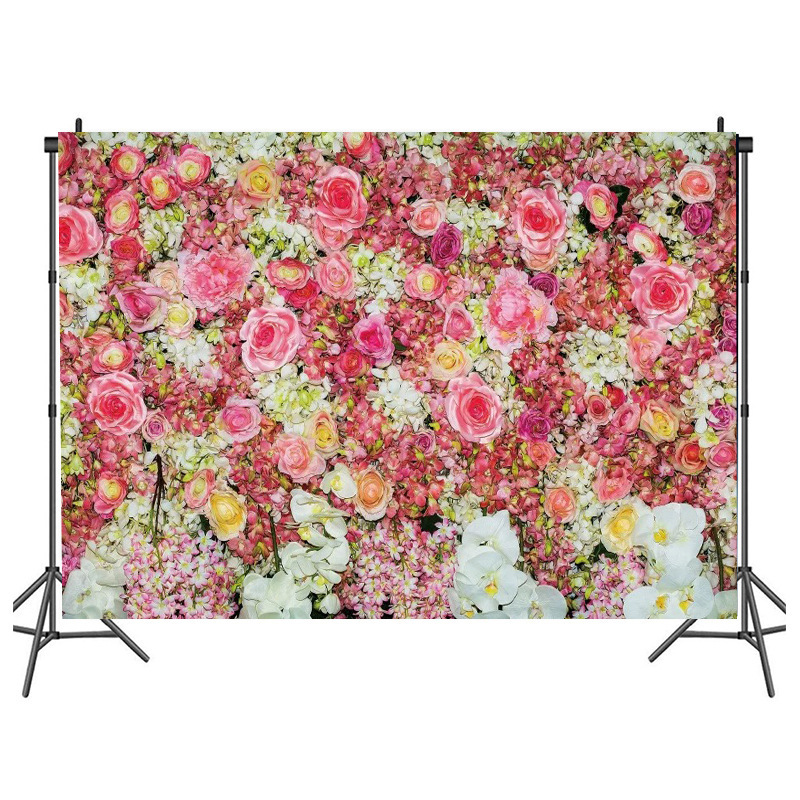 Wedding Live party decoration photo bridal shower backdrop flowers Wall floral baby birthday photography background
