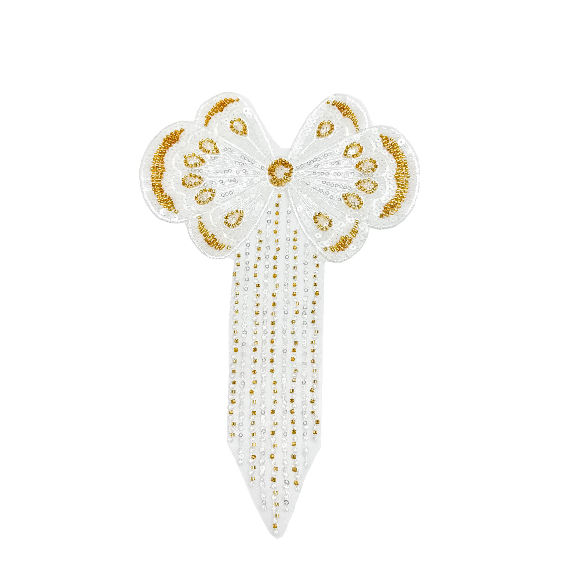 Bordado por computadora flor de pecho mariposa calcomanía flor de hombro vestido de boda vestido de noche camisa jeans vestido accesorios de comercio exterior