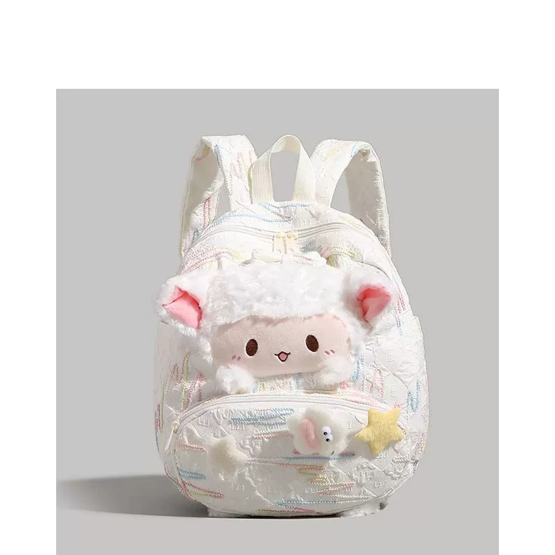 High quality cute winter backpack, capacious school bag, for students