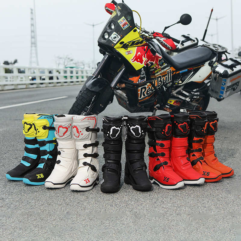 Nuevos zapatos de motocicleta para hombres y mujeres, zapatos de motocicleta para hombres, jinetes de cuatro estaciones, botas de motocicleta, botas de carreras