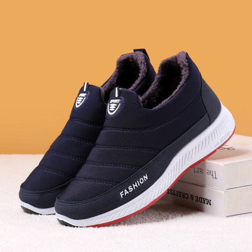 Cotton shoes for women  winter plus velvet warm mom shoes casual old Beijing cloth shoes thickened anti-slip waterproof snow boots