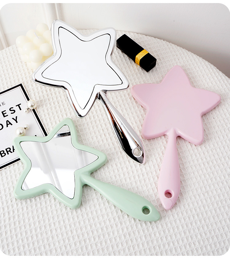 1 Piece Quantity Plastic Material Cute Star Plastic Mirror 1 Piece