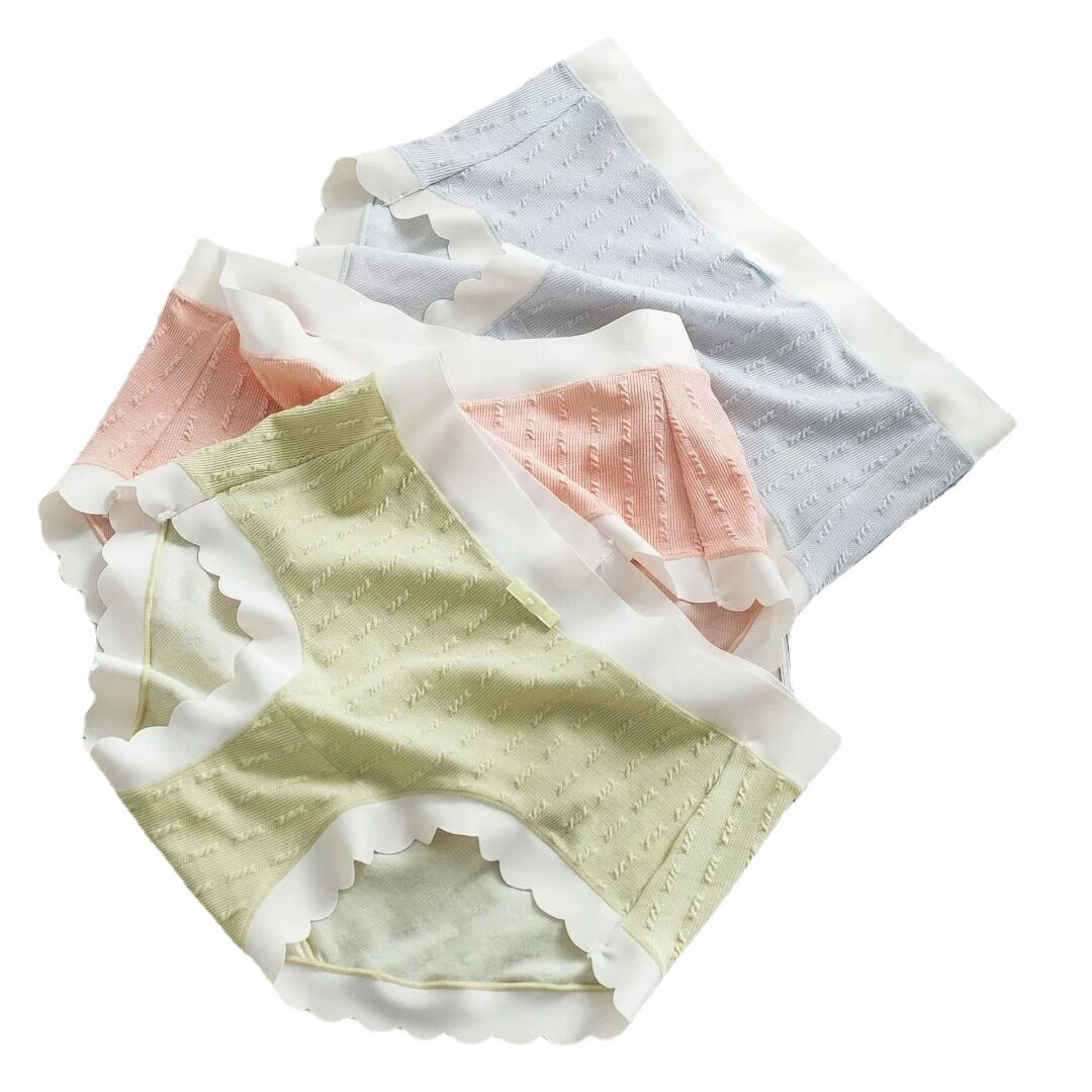  Underwear, cotton antibacterial summer thin trousers, mid rise, plus size