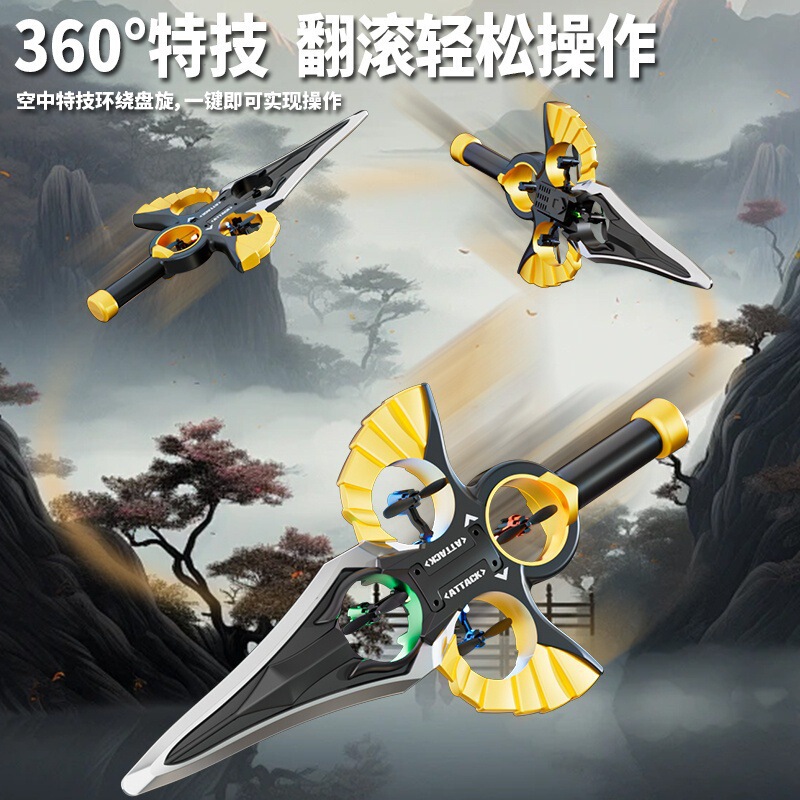 Cross-Border Flying Sword Gesture-Sensing Remote Control Flying Sword Toy Flying Sword Drone Model Gesture-Sensing Aircraft
