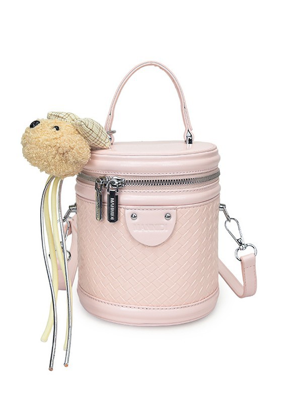 Bolsos de cubo de mano de alta sensación de tejido, bolsas de mano de mujer transfronterizas nuevas moda portátiles de lujo ligero bolsas de hombro