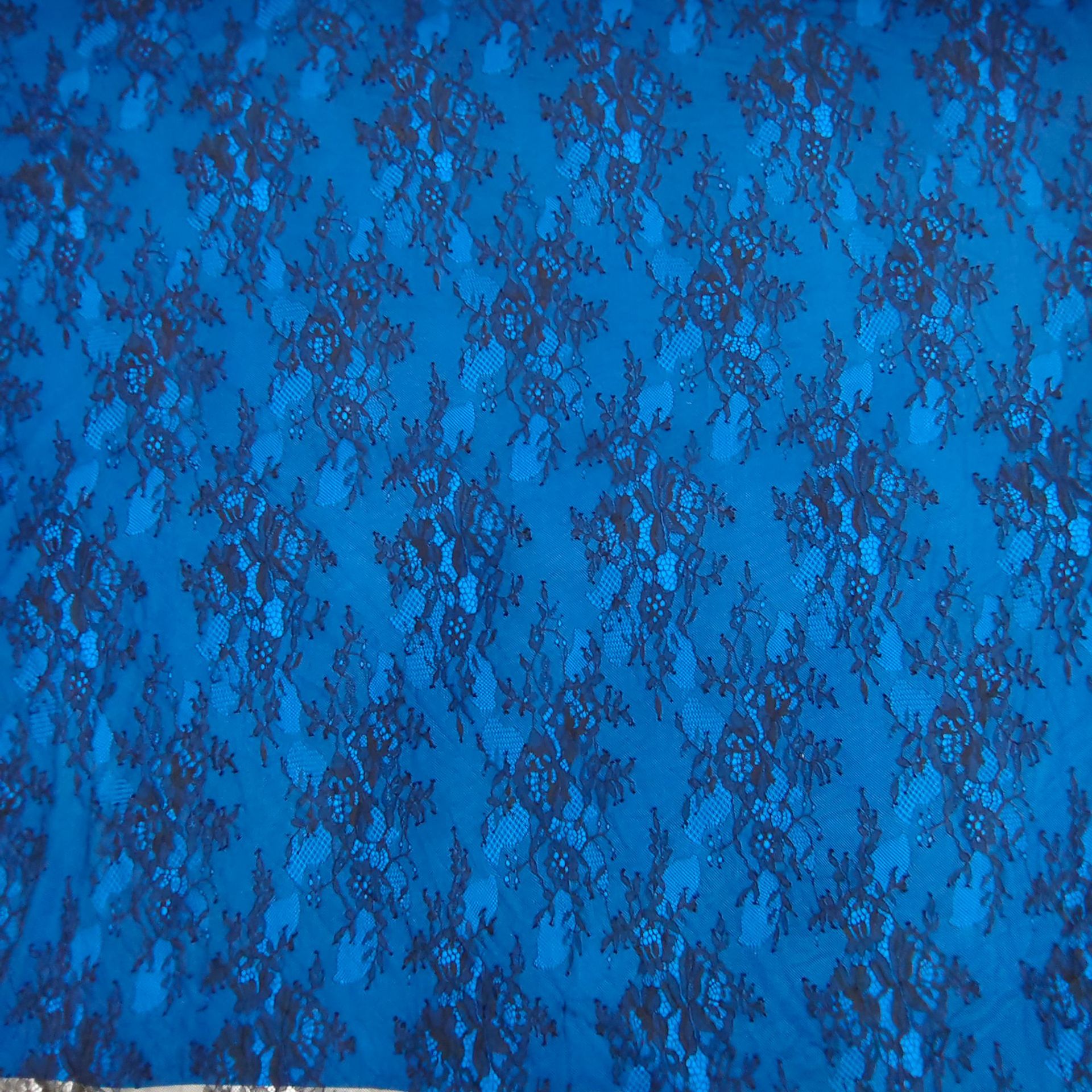 精选批发黑色蕾丝蝴蝶花 薄款新品蕾丝网布衬衫裙子蕾丝面料 现货