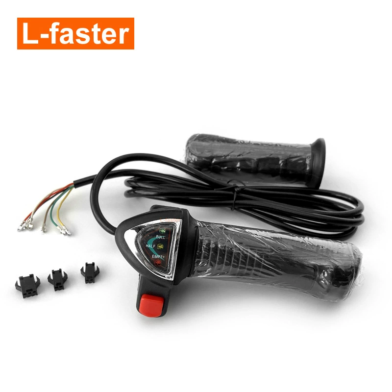 24V / 36V / 48V Электрический велосипед бензин Твист дроссельной заслонки светодиодный индикатор литиевая батарея Напряжение лампы электрические