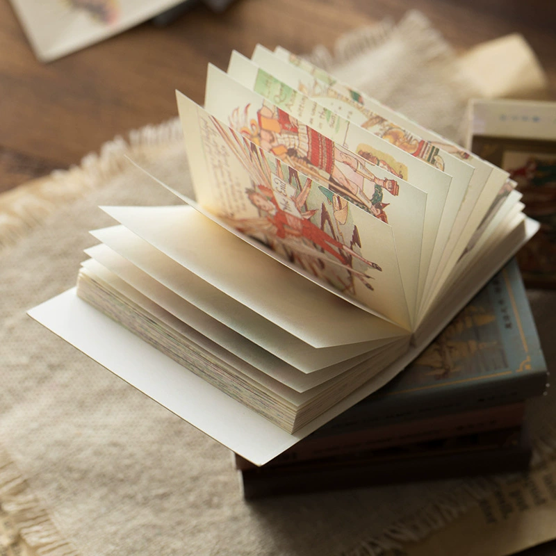 Серия магических книг Sayo Doudou Retro Character Poster Manual Materials Sign 100 Ben Intellectuals