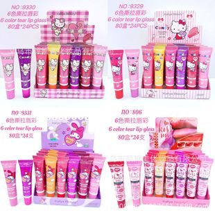 Popular Europe and the United States Kaliya beauty tear lip gloss lipstick moisturizing tear-off not easy to take off makeup wholesale