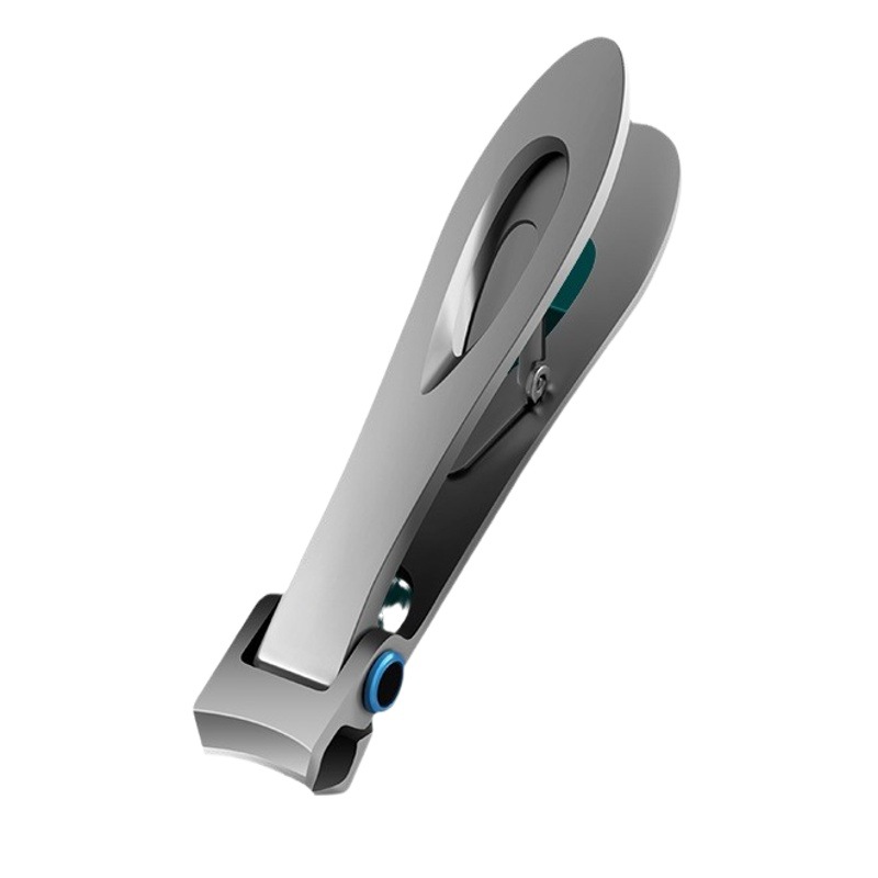 Factory in stock stainless steel nail clippers nail clippers household special cut gray thick hard toenail large opening nail clippers