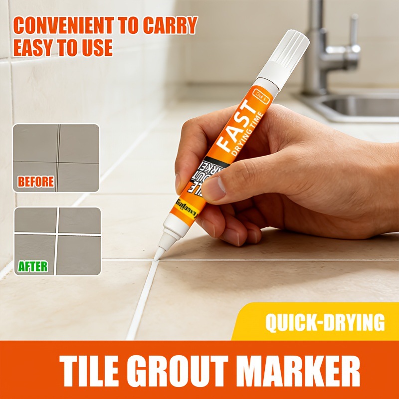 Yuxuejing Seam Color Change Pen, Specialized for Tiles and Floor Tiles, Gap Filling, Repair, Waterproof Seam Filling Pen