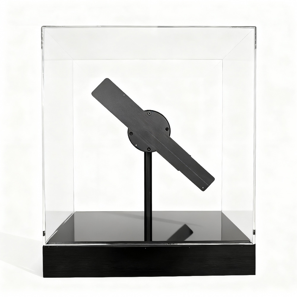 Holographic 3D fan screen holiday gift desktop decoration