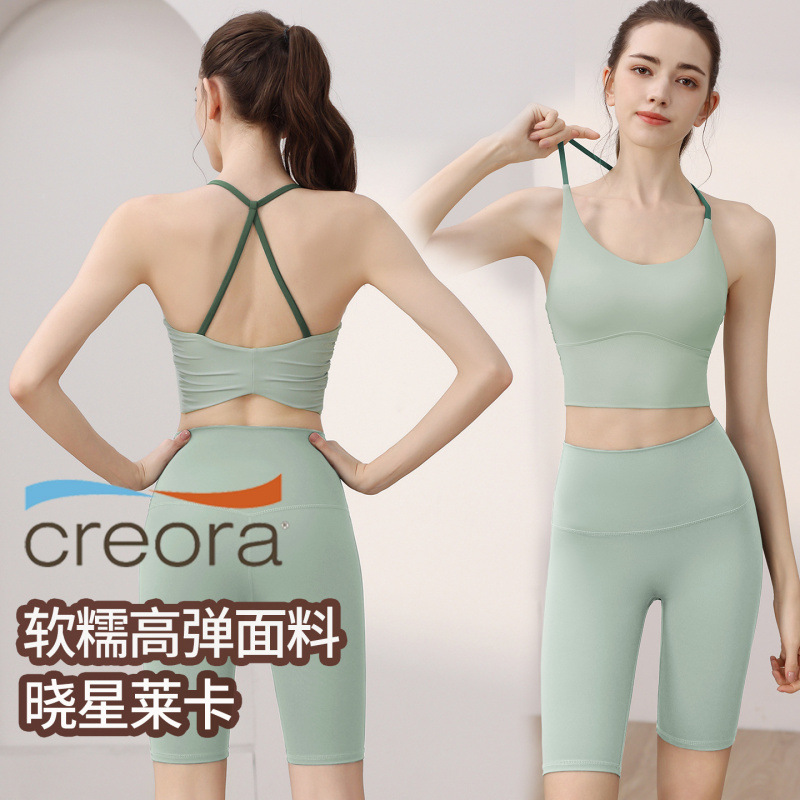 Professional Running Sports Bra Yoga Clothing Suit Women's High-Intensity Shock-Proof Sports Bra Fixed Fitness Vest