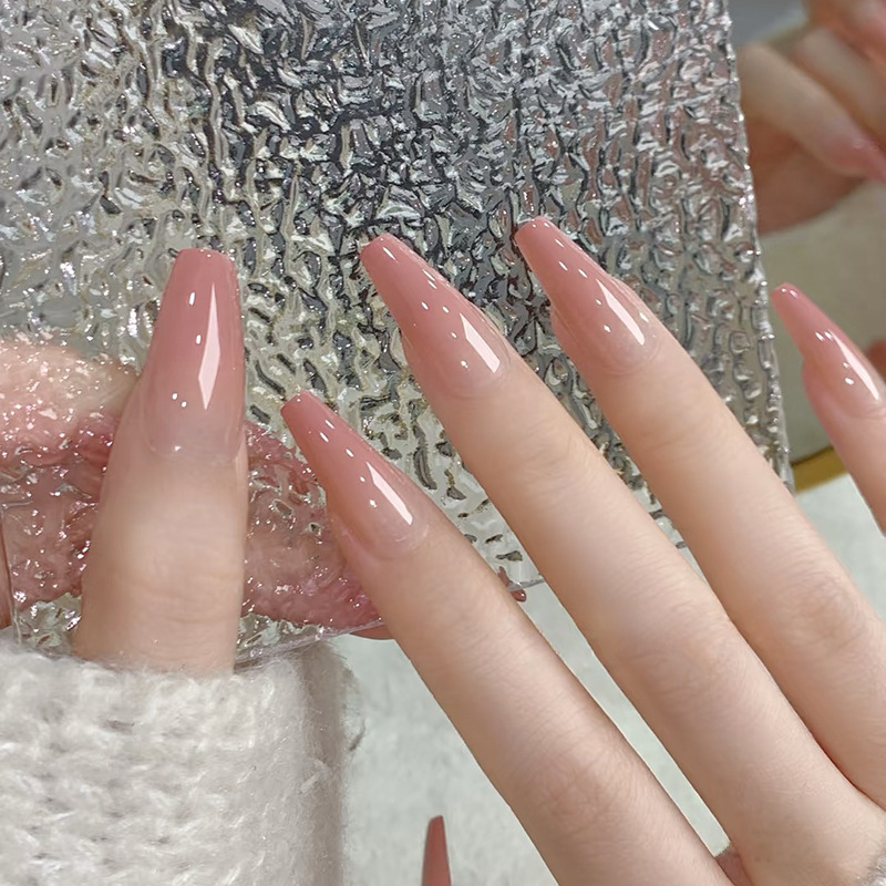 Use parche de uñas pegatina de uñas de dibujos animados corto parche de uñas falso desmontable terminado rubor parche de uñas