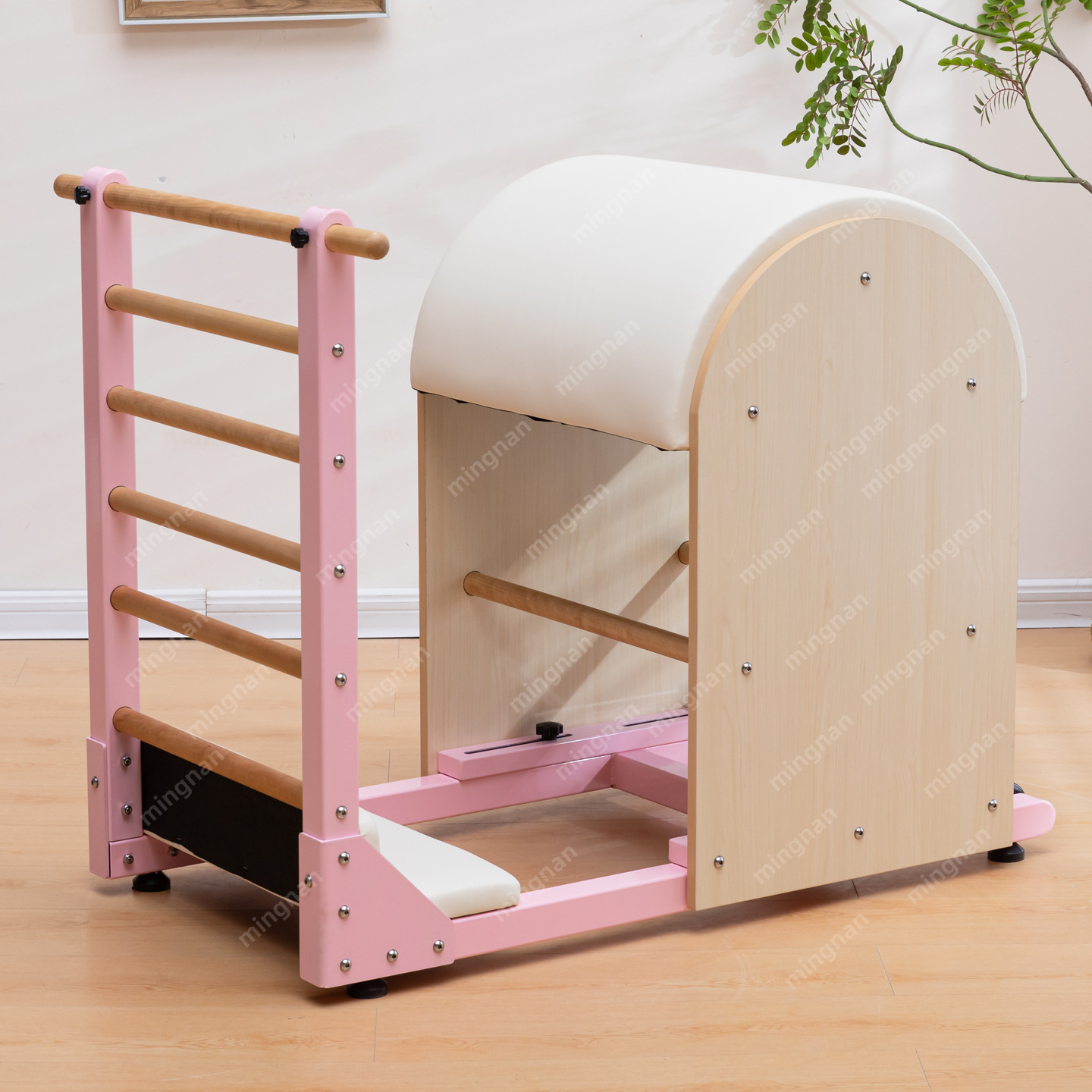 Silla de Pilates de Madera de Arce, Plegable, para Yoga y Fitness