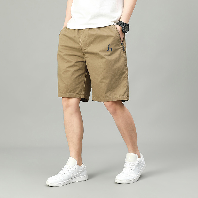 2026 Brand Haggies Men's Shorts Pure Cotton Quick-Drying Breathable Sports Casual Beach Shorts Men's Clothing