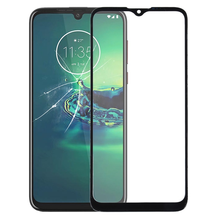 Aplicable para Motorola Moto G8 Plus cubierta de vidrio frontal / espejo LCD