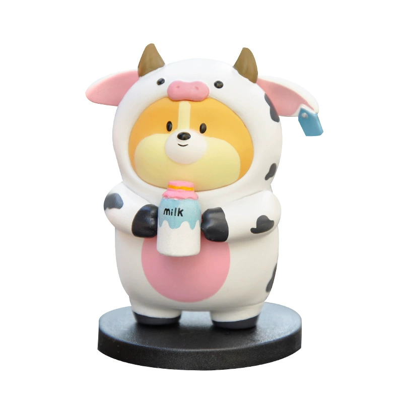 Новинка милый бургер Корги модель tide play blind box девочка сердце настольный сетевой декор декоративная красная машина интерьер