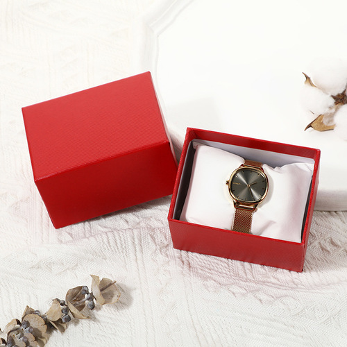 Creative black kraft paper jewelry box watch necklace ring jewelry packaging box retro holiday gift box wholesale