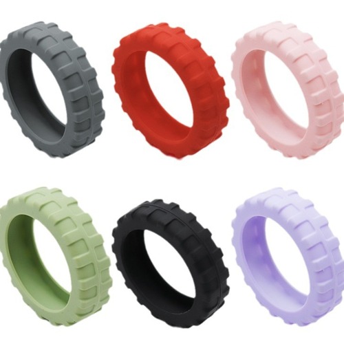 Travel rolling suitcase wheel shock noise reduction wheel anti-slip protective cover anti-scratching silent silicone cover