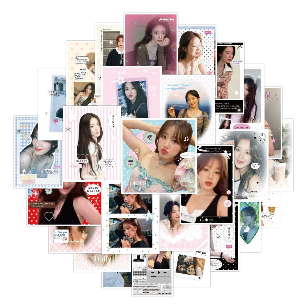 Набор из 30 стикеров G-IDLE Ye Shuhua, стикер-пак K-pop, водостойкие наклейки для блокнота/плана
