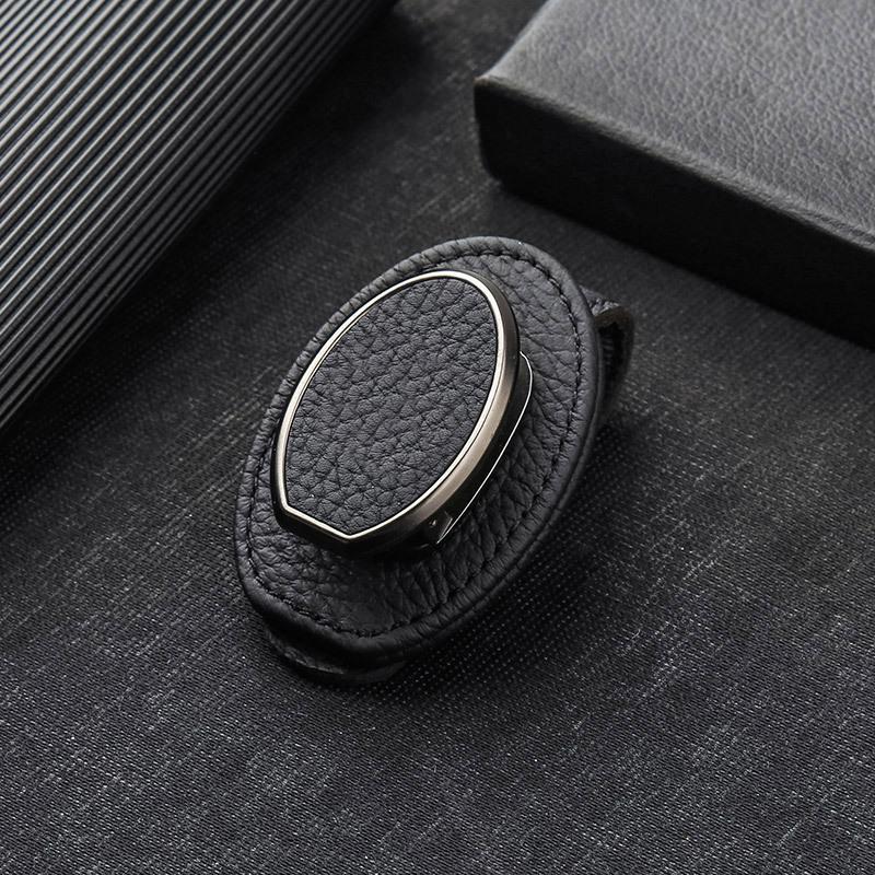 Car Glasses Clip, Car Glasses Frame Leather, Car Visor Storage Box, Sunglasses Clip, New._voghion.com