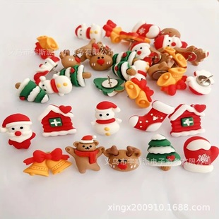 Cross-border New Product Amazon temu Christmas Theme Push Pin-Decorative Pin with Santa Claus, Snowman