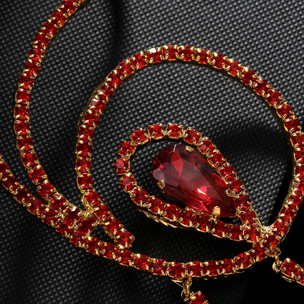 Feng Shui exótico goteo correa de cabello bandas de cabello Halloween color diamante tocado de cabello accesorios de cuerda elástica para mujeres Headwear