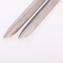 厂家加宽扁头圆形地钉户外帐篷配件三棱地钉沙滩天幕防风加固地钉