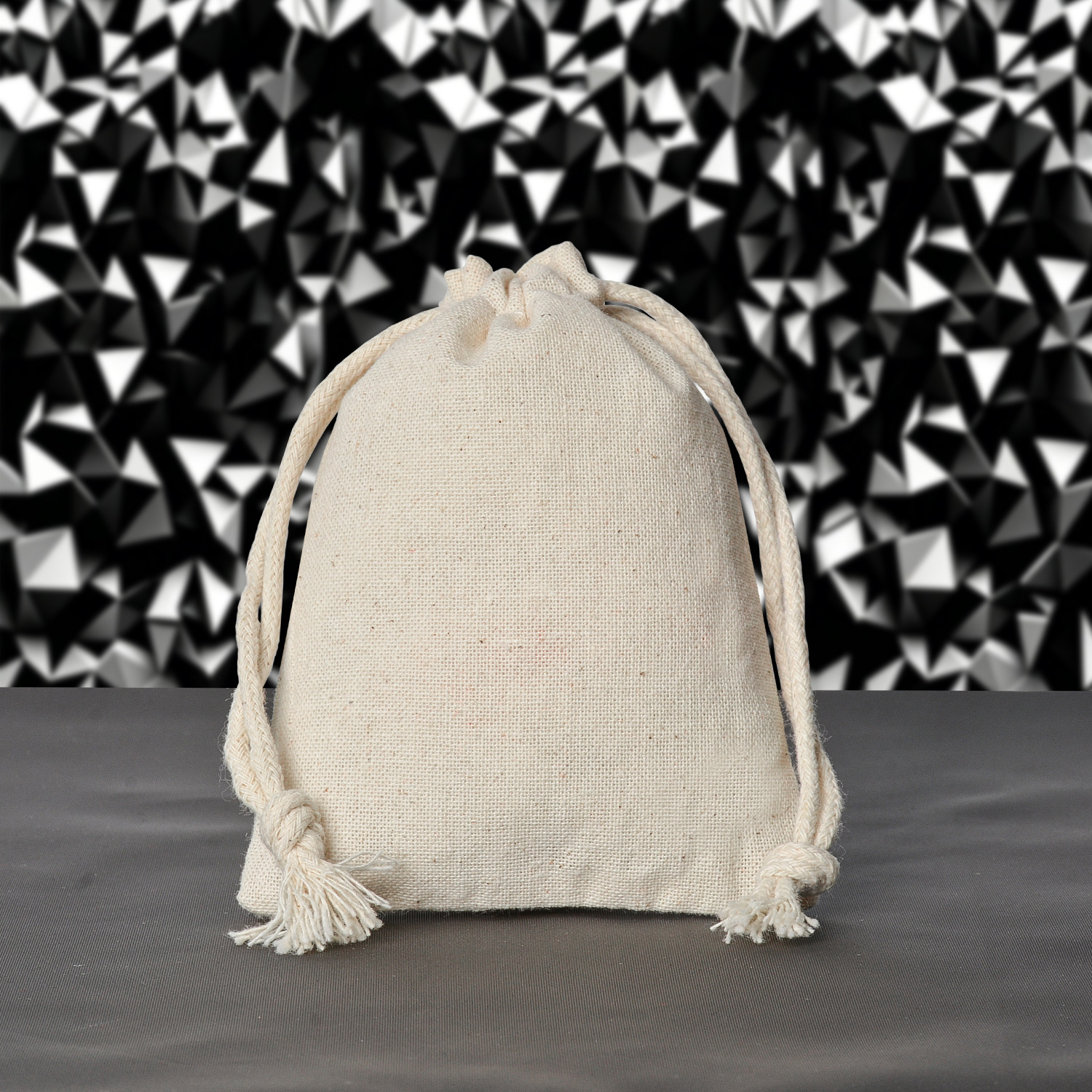 Fábrica en stock bolsas de algodón accesorios bolsas de almacenamiento de granos transpirables bolsas de algodón de cuerda de dibujo de color real image 7