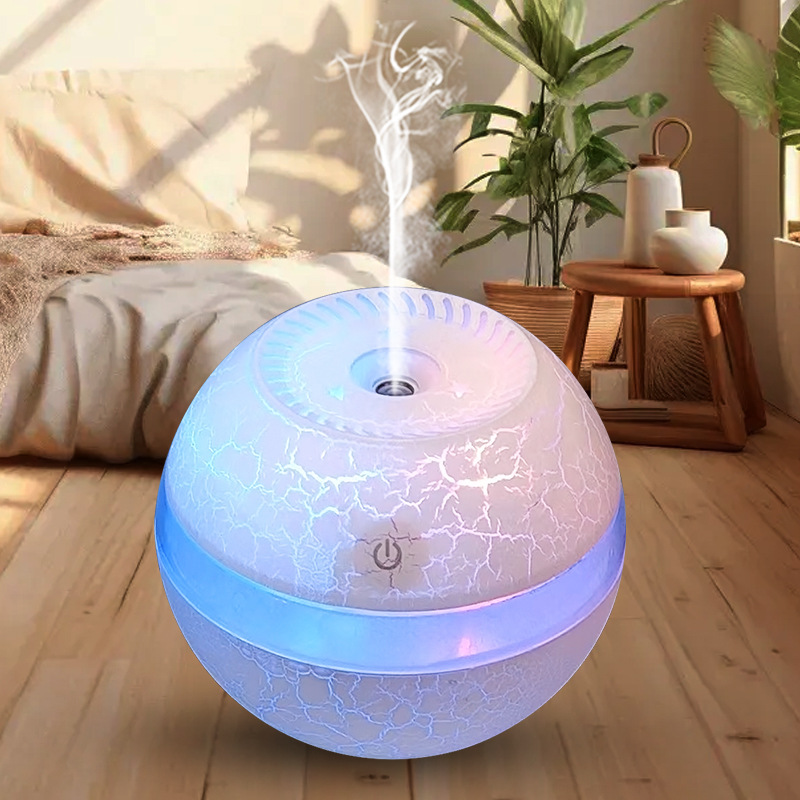 Creativa niebla USB gota de agua humidificador grano madera máquina aromaterapia fuente la fábrica LOGOTIPO personalizado regalo