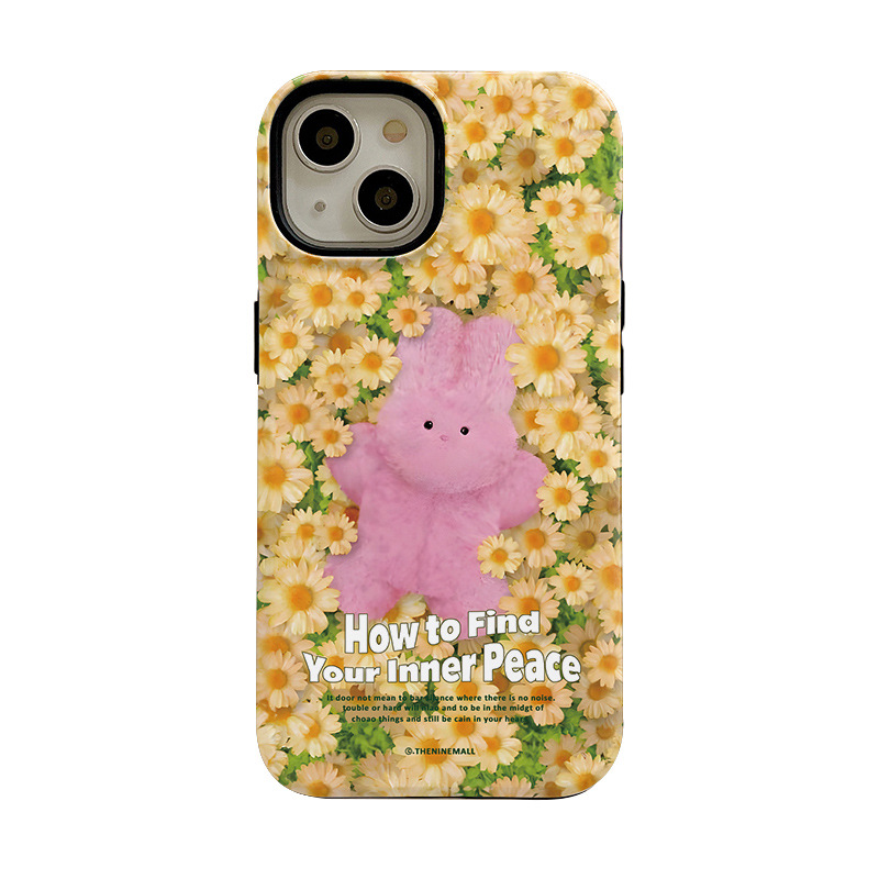 Soft Rabbit Phone Case For Iphone 14 15 Pro 13 12 11 Instagram_voghion.com