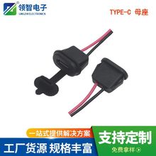 TYPE-C2pע�ܷ�ˮĸ�����ο��ۿ��ɫ���z��о����ˮĸ������ˮ��