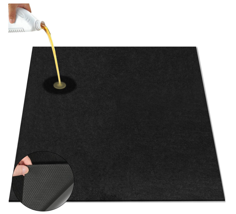 Cross-Border Tpr Anti-Slip Felt Floor Mat Garage Water-Absorbent and Oil-Proof Car and Motorcycle Repair Mat to Prevent Oil Spillage Mat