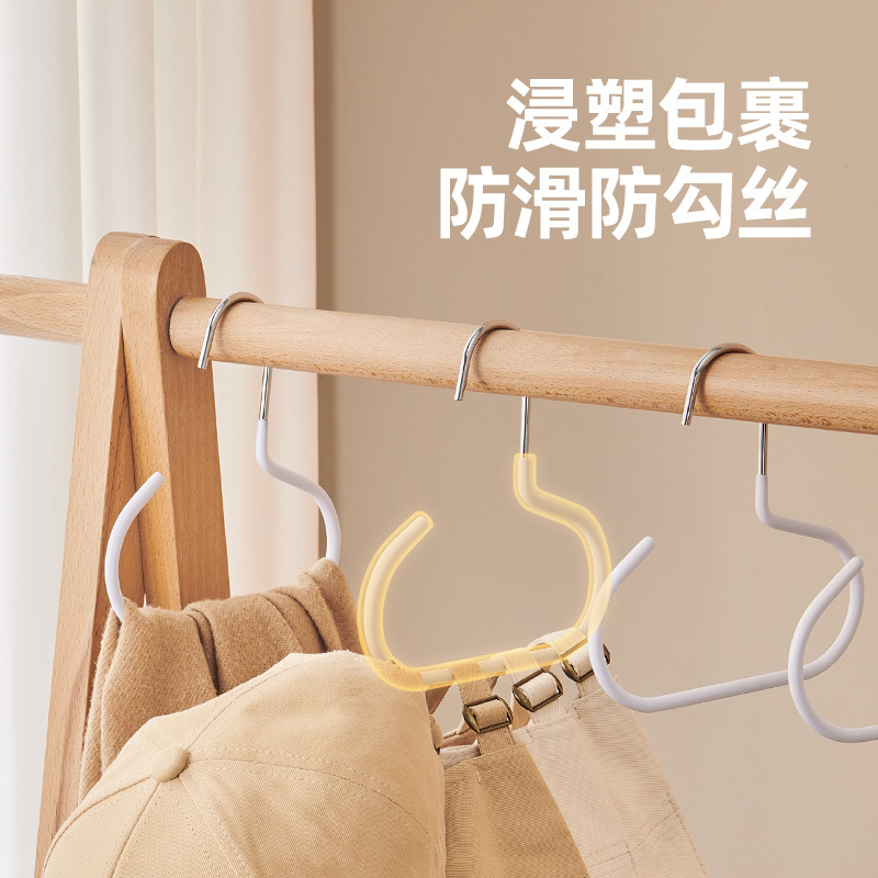 Ecoco sombrero almacena artefactos domésticos dormitorio armario percha de ropa gorra gancho estante multifuncional