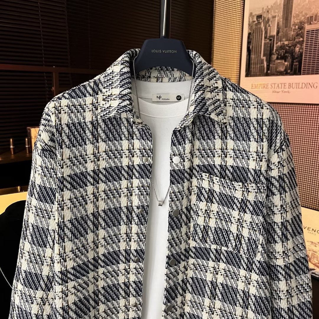 Primavera y otoño 2024 Chaqueta guapa masculina ins High Street Trendy Marca Hong Kong Estilo japonés Harajuku Chaqueta suelta de moda coreana