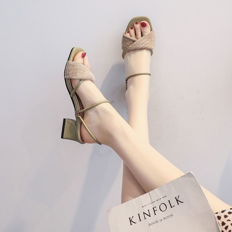 One Shoe, Two Ways to Wear: Women's Sandals, 2024 Summer New Trendy High Heels, Fashionable and Versatile Outdoor Wear, Chunky Heel Sandals for Women One Shoe, Two Ways to Wear: Women's Sandals, 2024 Summer New Trendy High Heels, Fashionable and Versatile Outdoor Wear, Chunky Heel Sandals for Women