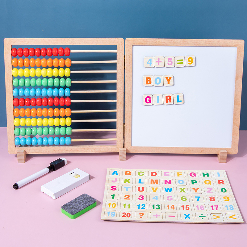 Ventas directas de la fábrica Haya tablero dibujo estante cálculo kindergarten contador Escuela Primaria adición y resta niños Iluminación matemáticas enseñanza ayudas